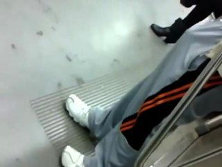 Guy With Huge Boner On Subway Train